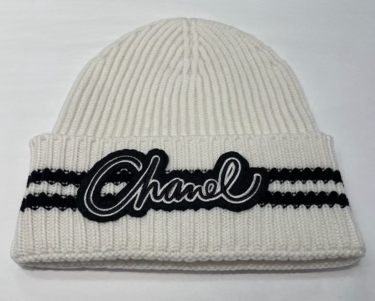 Black and White Beanie