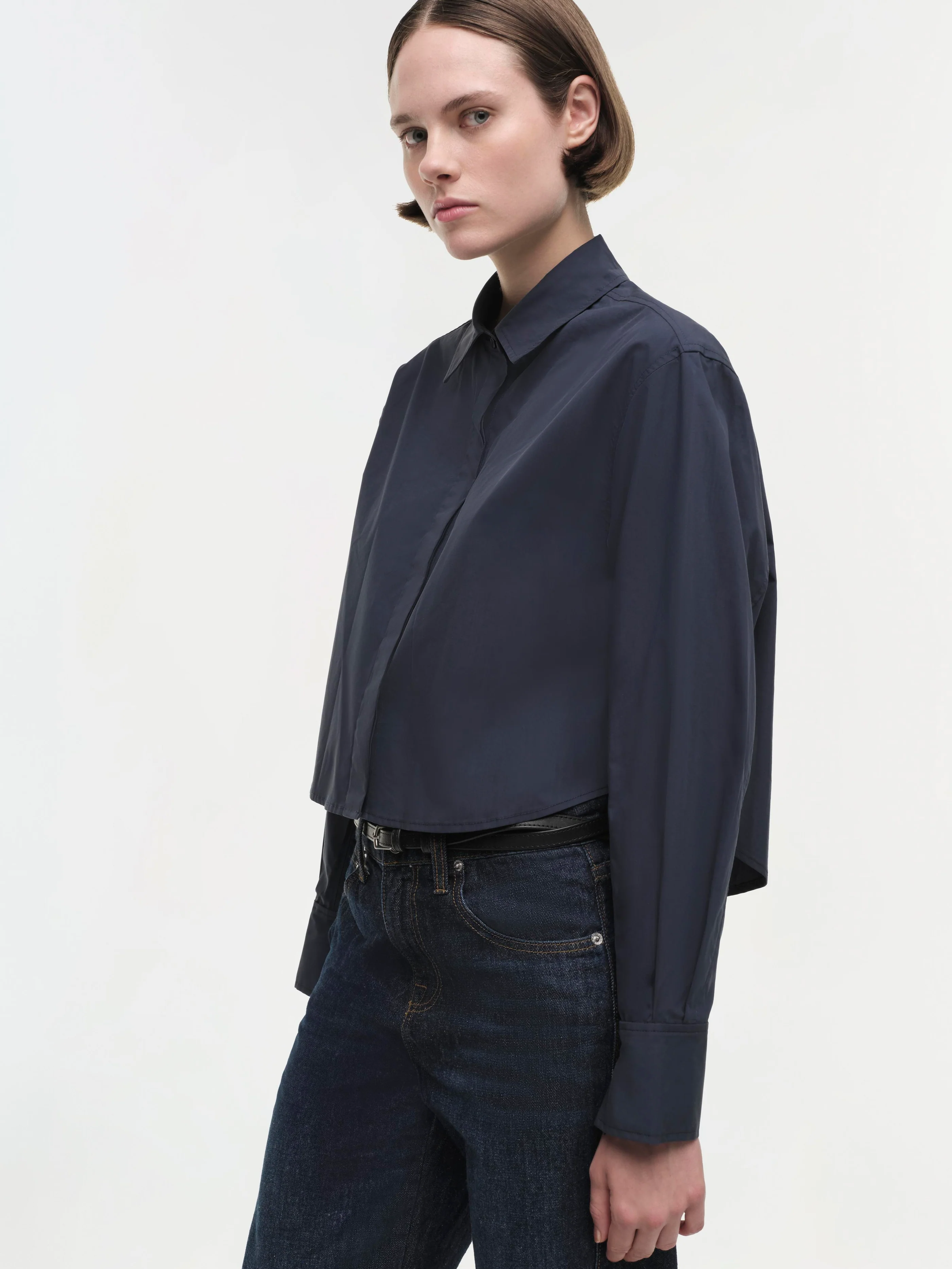 Simkhai Renata Cropped Shirt | Thumbnail 2 Simkhai Renata Cropped Shirt | Thumbnail 2