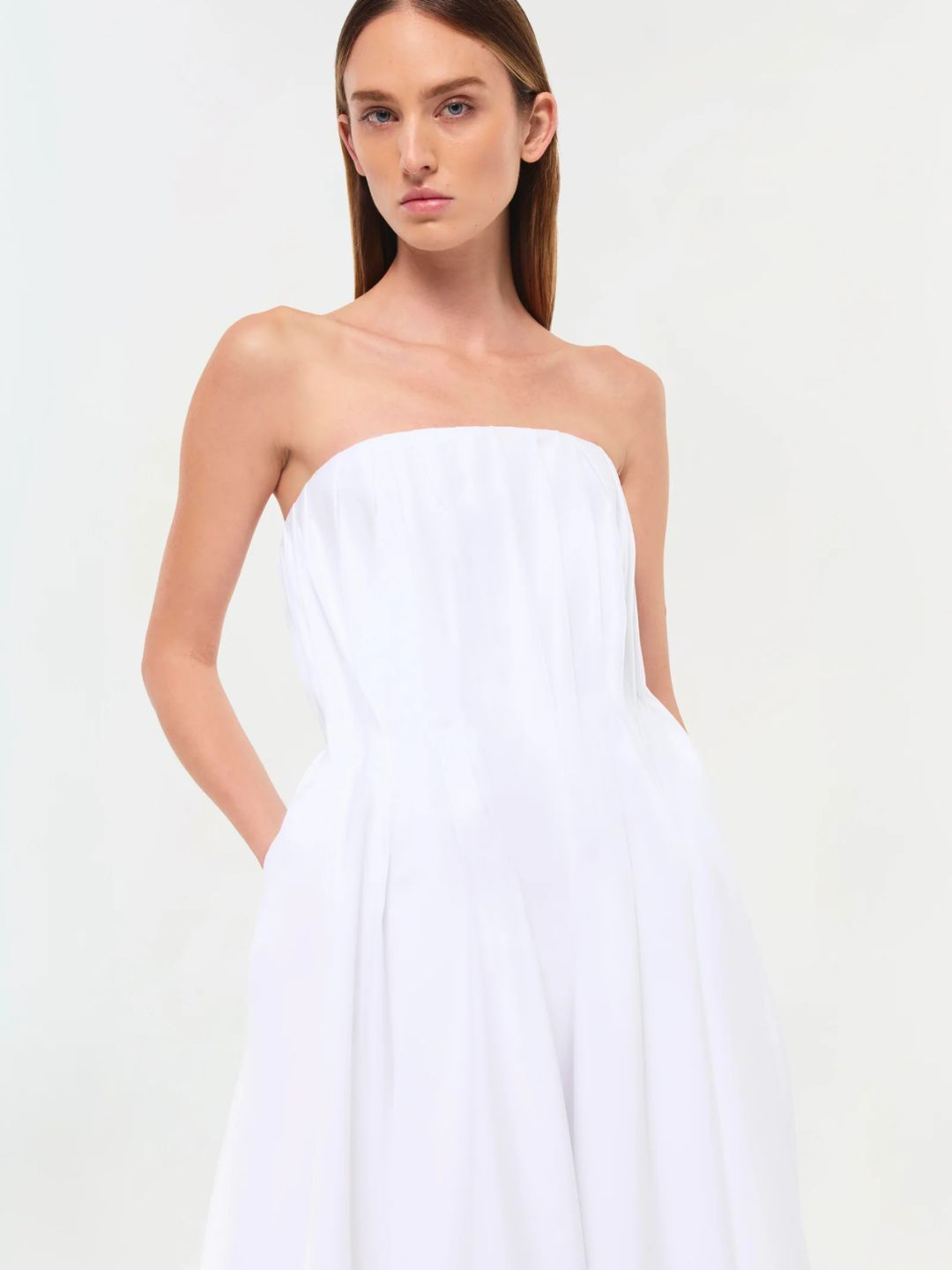 Simkhai PRE-ORDER Thalia Bustier Midi Dress | Thumbnail 3 Simkhai PRE-ORDER Thalia Bustier Midi Dress | Thumbnail 3