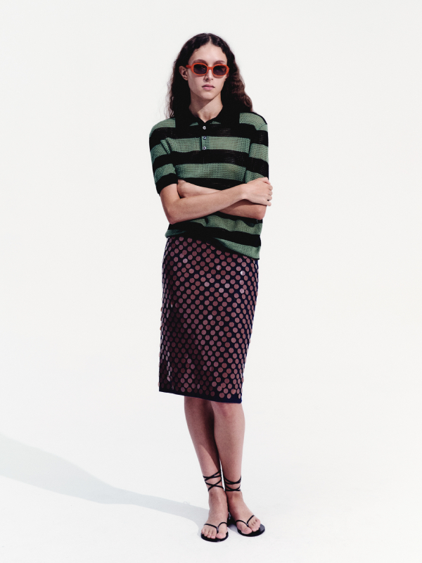PRE-ORDER Matteo Knee-Length Skirt