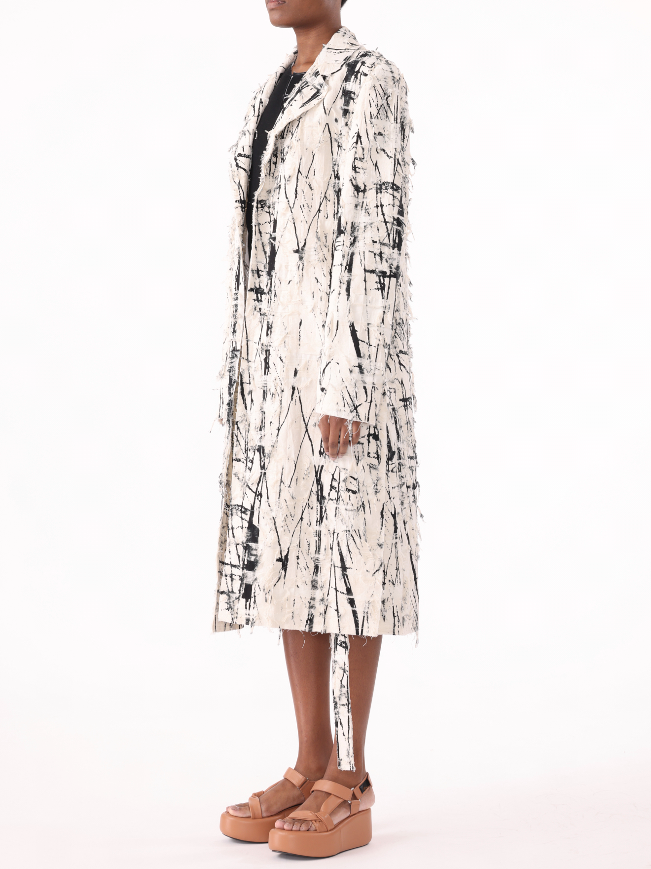 Jason Wu Collection PRE-ORDER Calligraphy Jacquard Single-Breasted Coat | Thumbnail 3 Jason Wu Collection PRE-ORDER Calligraphy Jacquard Single-Breasted Coat | Thumbnail 3