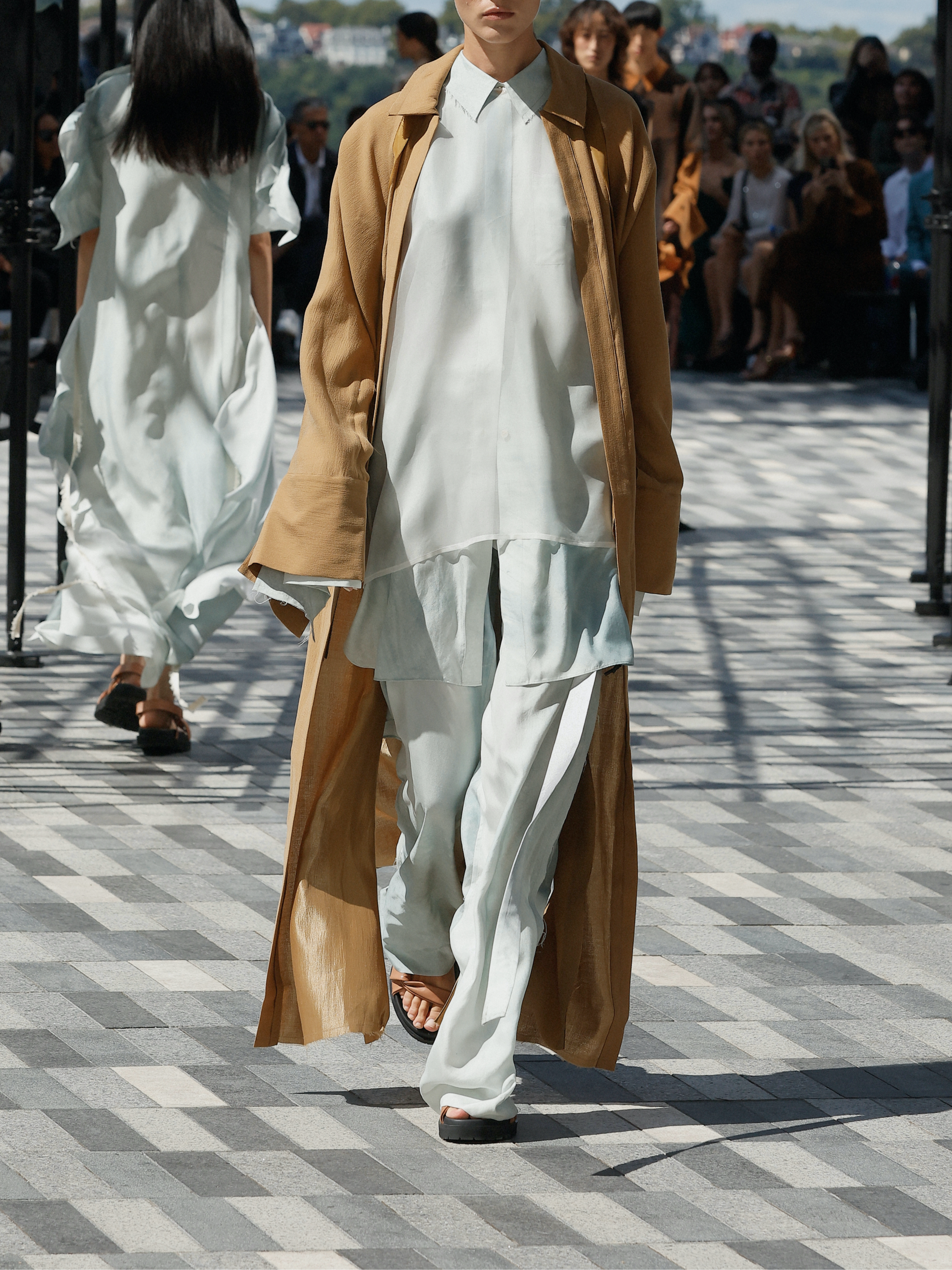 Jason Wu Collection PRE-ORDER Oversized Button-Up Shirt in Silk Habotai | Thumbnail 3