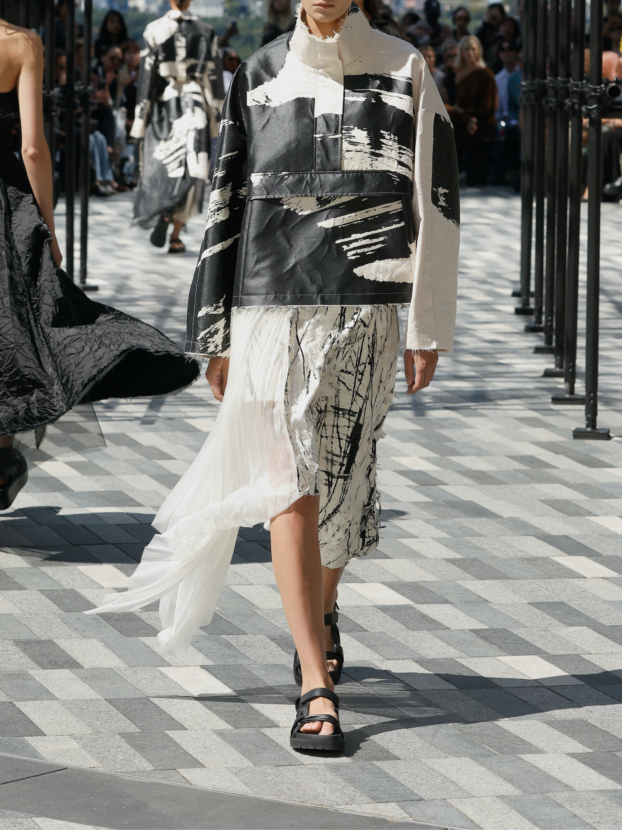 Jason Wu Collection PRE-ORDER Calligraphy Jacquard Cropped Anorak | Thumbnail 5