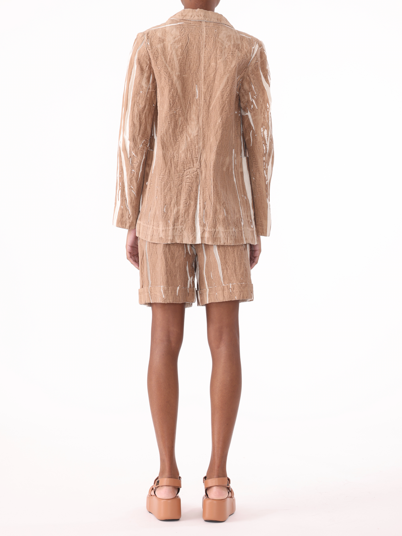 Jason Wu Collection PRE-ORDER Screen-Printed Soft Mikado Blazer | Thumbnail 5 Jason Wu Collection PRE-ORDER Screen-Printed Soft Mikado Blazer | Thumbnail 5