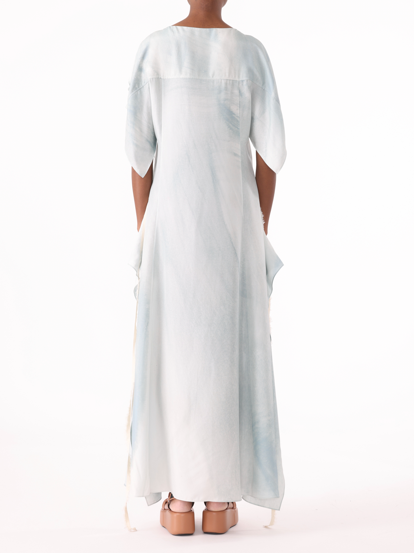 Jason Wu Collection PRE-ORDER Silk Habotai Kimono Wrap Dress | Thumbnail 4
