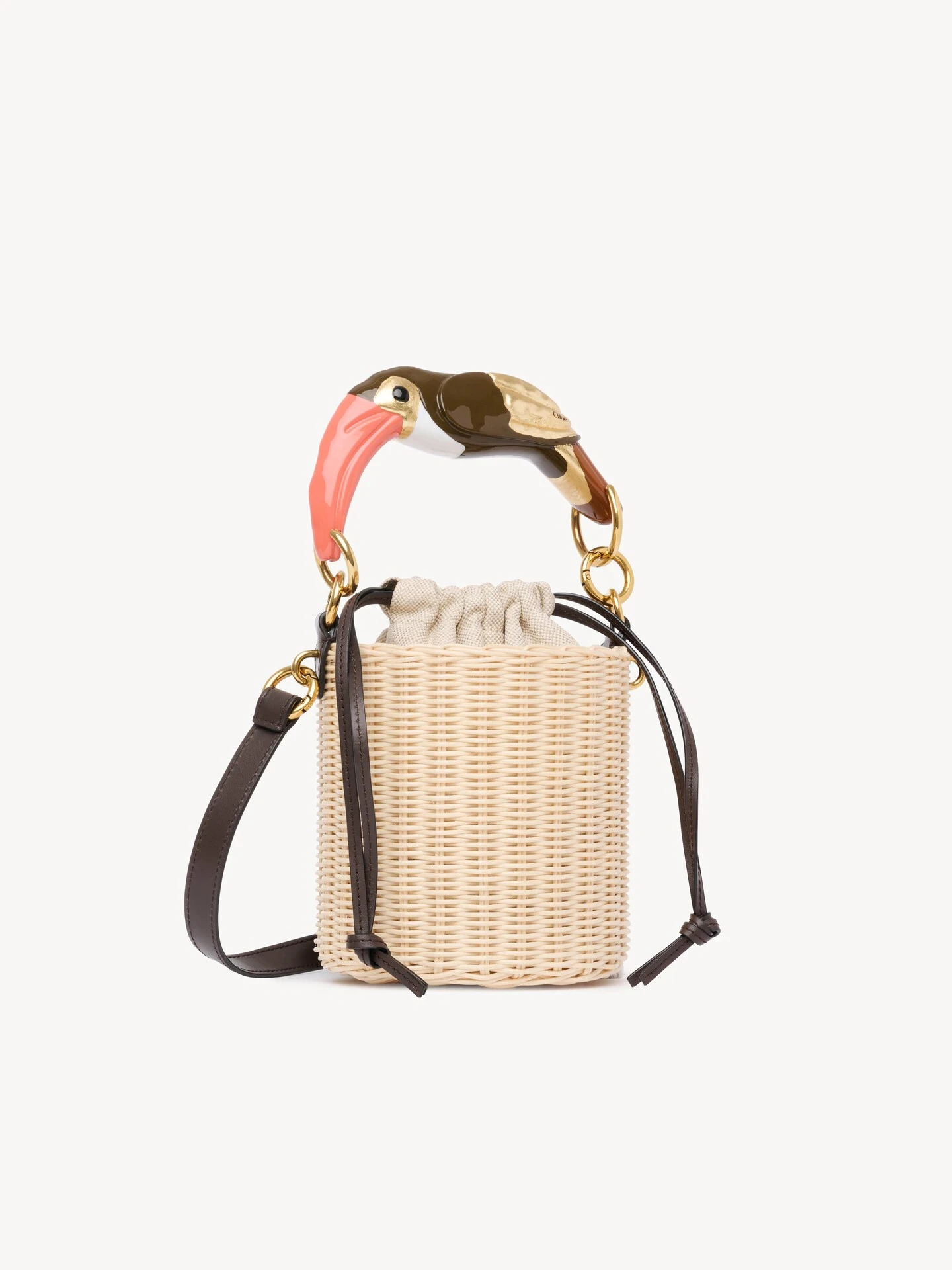 Chloé Chloé Tropicus bucket bag in wicker | Thumbnail 5