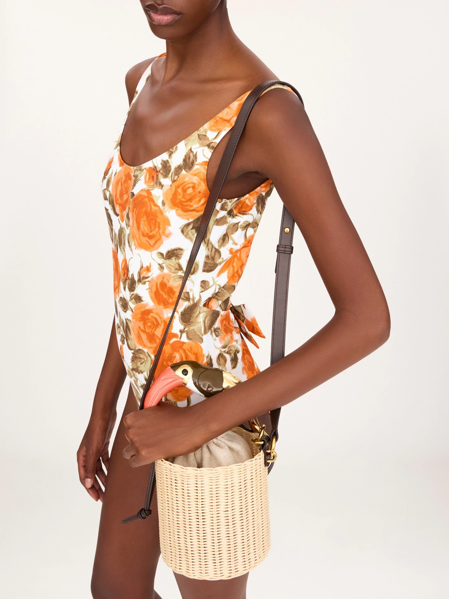 Chloé Chloé Tropicus bucket bag in wicker | Thumbnail 4