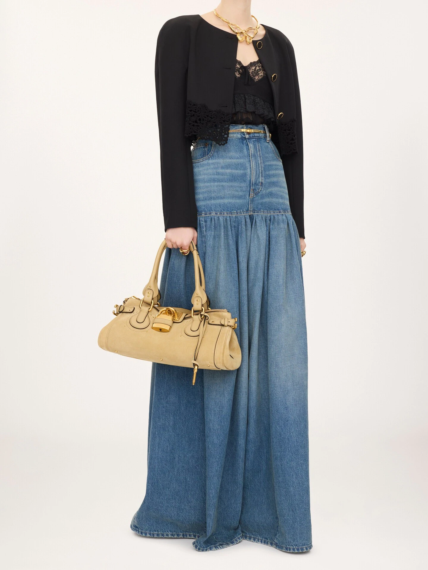Chloé Paddington bag in suede leather | Thumbnail 7 Chloé Paddington bag in suede leather | Thumbnail 7