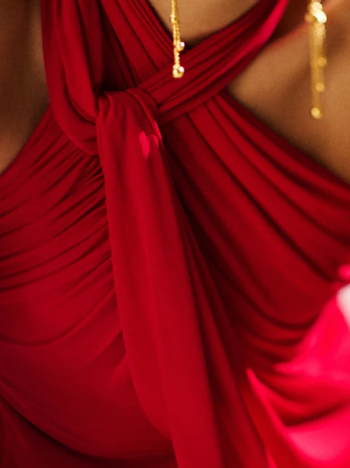 Designer Spotlight: Balmain — featuring Balmain Long draped jersey dress, Balmain Draped Ribbed Jersey Blouse, Balmain Ebène Mini Bag and more Designer Spotlight: Balmain — featuring Balmain Long draped jersey dress, Balmain Draped Ribbed Jersey Blouse, Balmain Ebène Mini Bag and more
