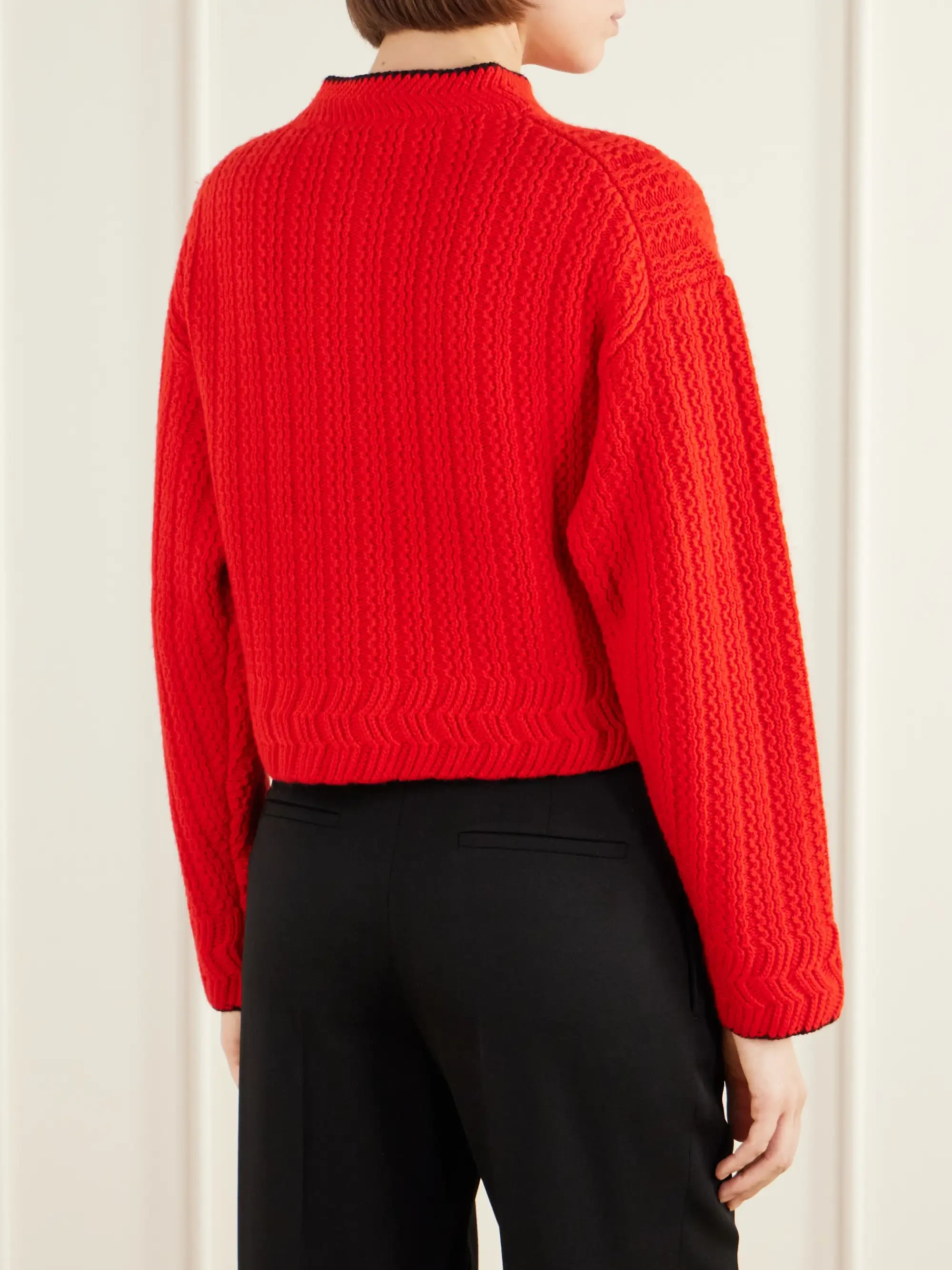 Chloé Embroidered wool and cashmere-blend cardigan | Thumbnail 4 Chloé Embroidered wool and cashmere-blend cardigan | Thumbnail 4
