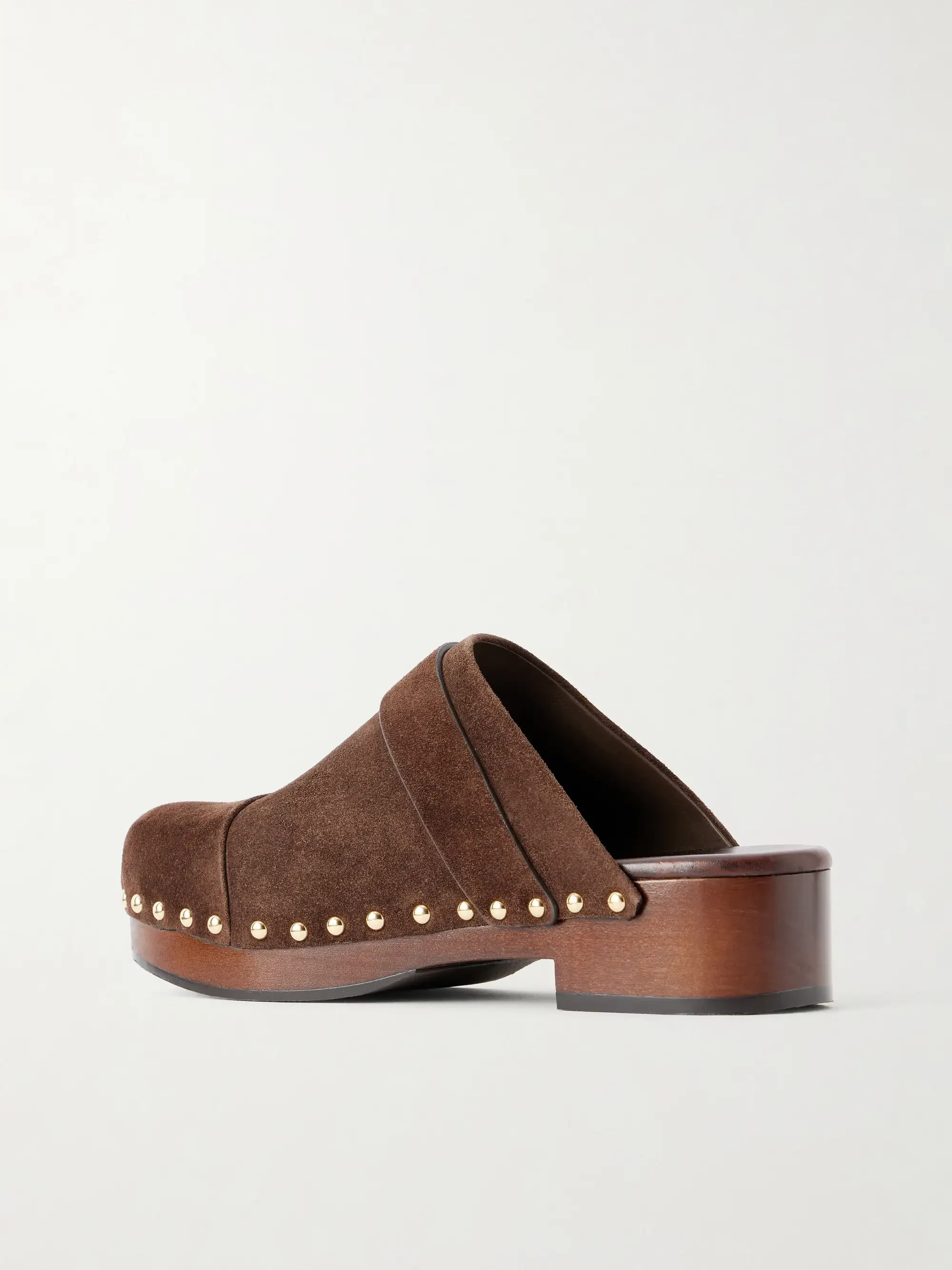 Chloé Jeannette embellished suede clogs | Thumbnail 3