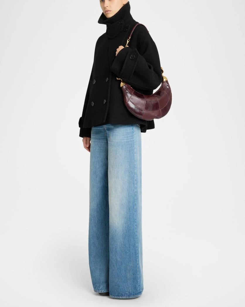 CHLOE ACCESSORIES Chain Horse Shoulder Bag in Patchwork Leather | Thumbnail 6 CHLOE ACCESSORIES Chain Horse Shoulder Bag in Patchwork Leather | Thumbnail 6