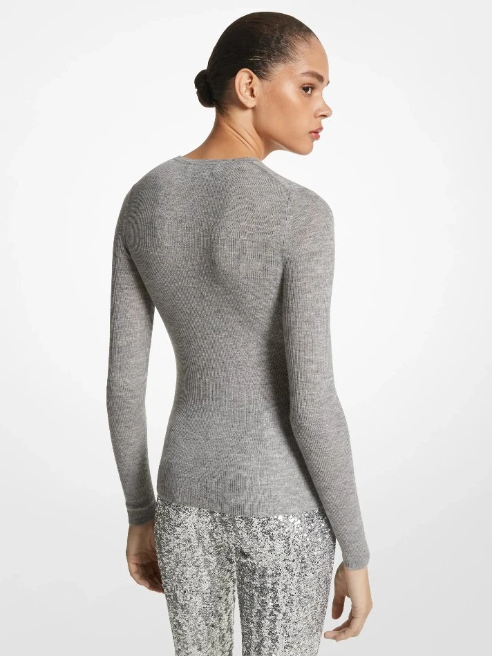 Michael Kors Hutton Featherweight Cashmere Sweater | Thumbnail 2 Michael Kors Hutton Featherweight Cashmere Sweater | Thumbnail 2