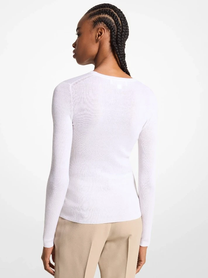 Michael Kors Hutton Featherweight Cashmere Sweater | Thumbnail 2 Michael Kors Hutton Featherweight Cashmere Sweater | Thumbnail 2