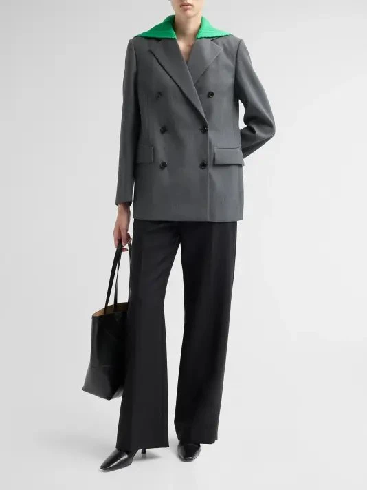 Loewe Women's Oversized Double-Breasted Blazer | Thumbnail 2 Loewe Women's Oversized Double-Breasted Blazer | Thumbnail 2