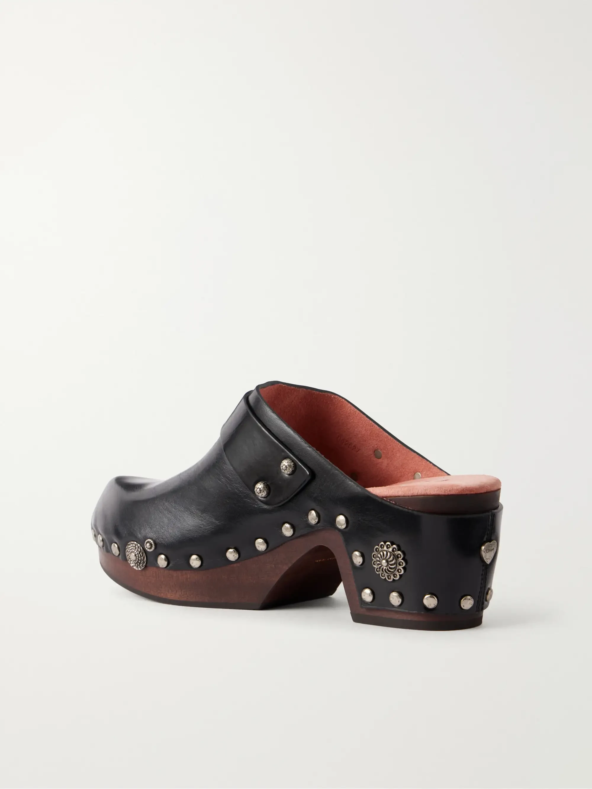 Chloé Talis embellished leather clogs | Thumbnail 3
