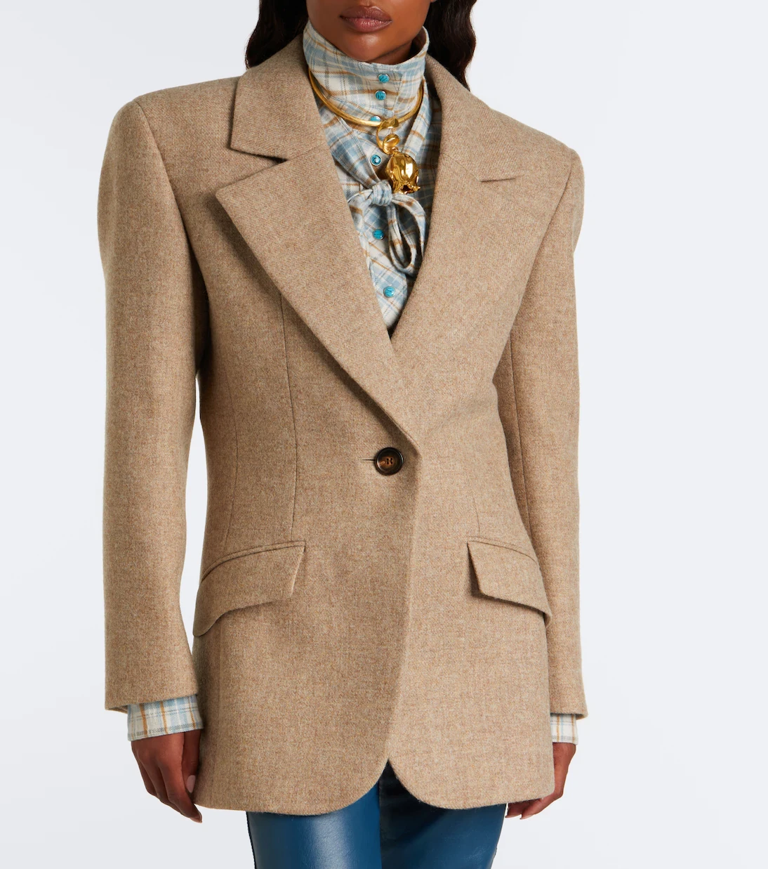 Chloé Caped wool blazer | Thumbnail 7
