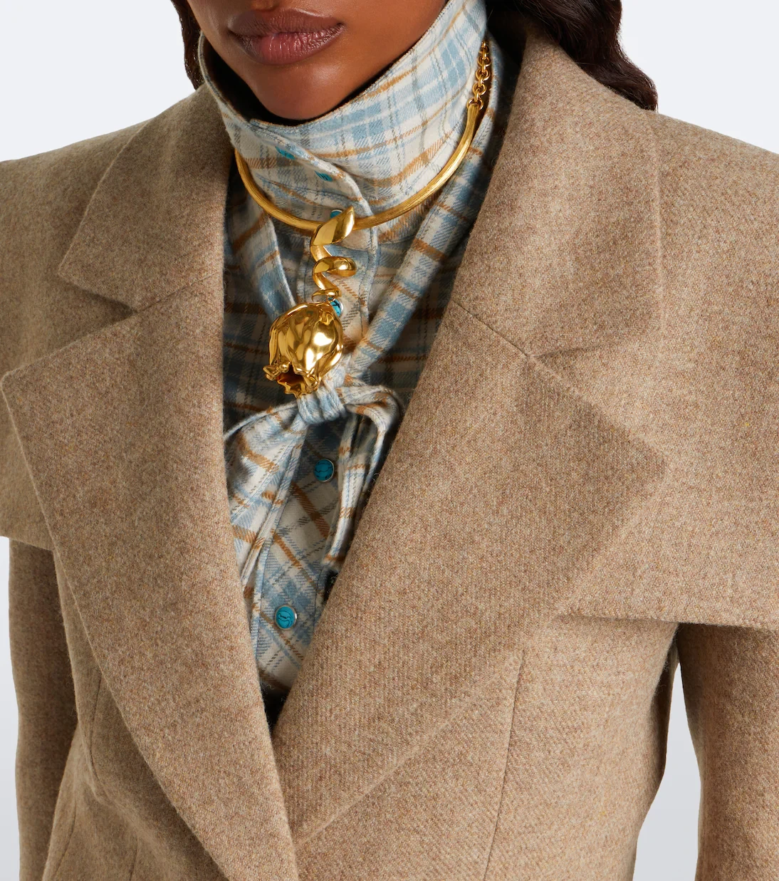 Chloé Caped wool blazer | Thumbnail 3