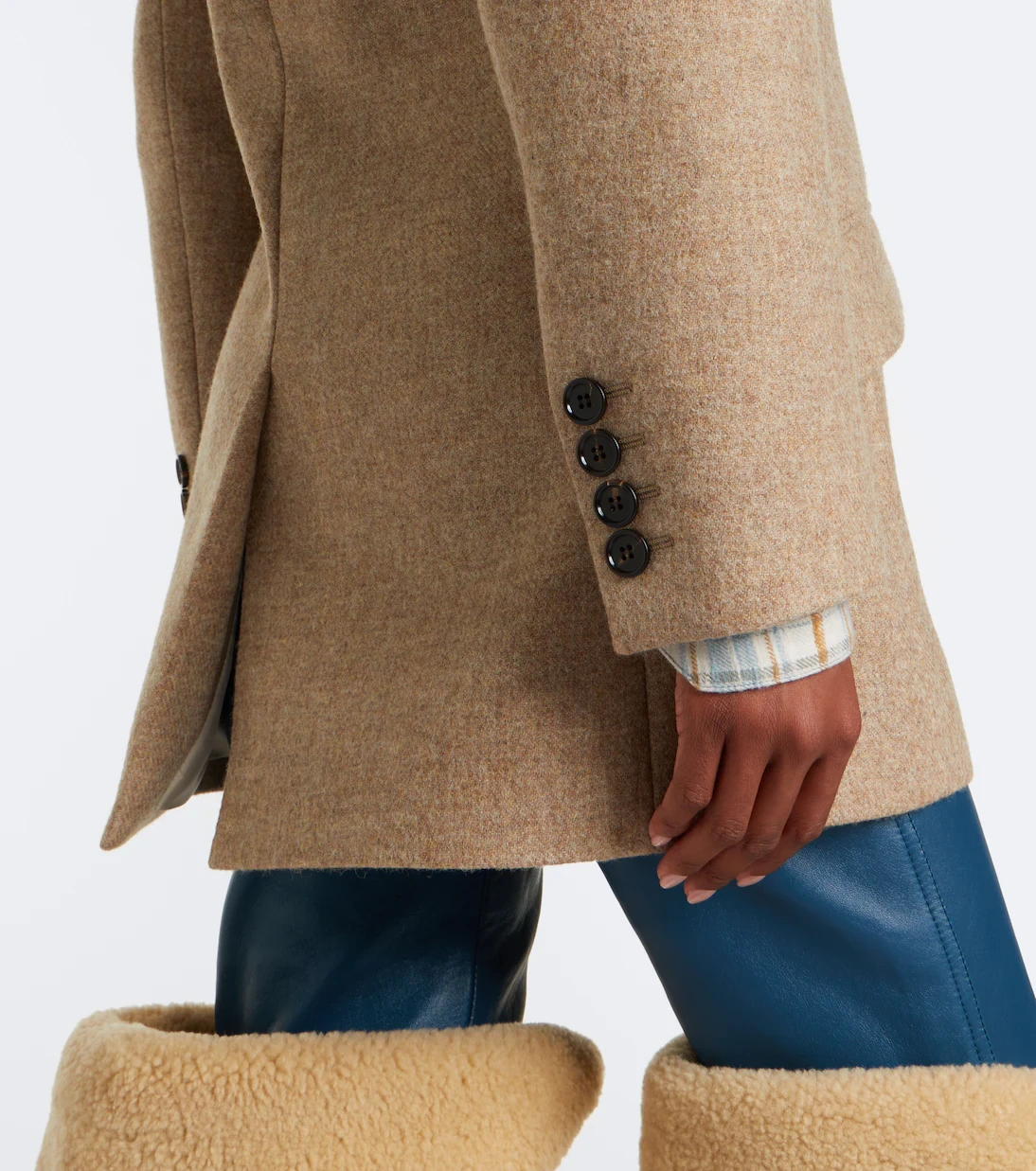Chloé Caped wool blazer | Thumbnail 5