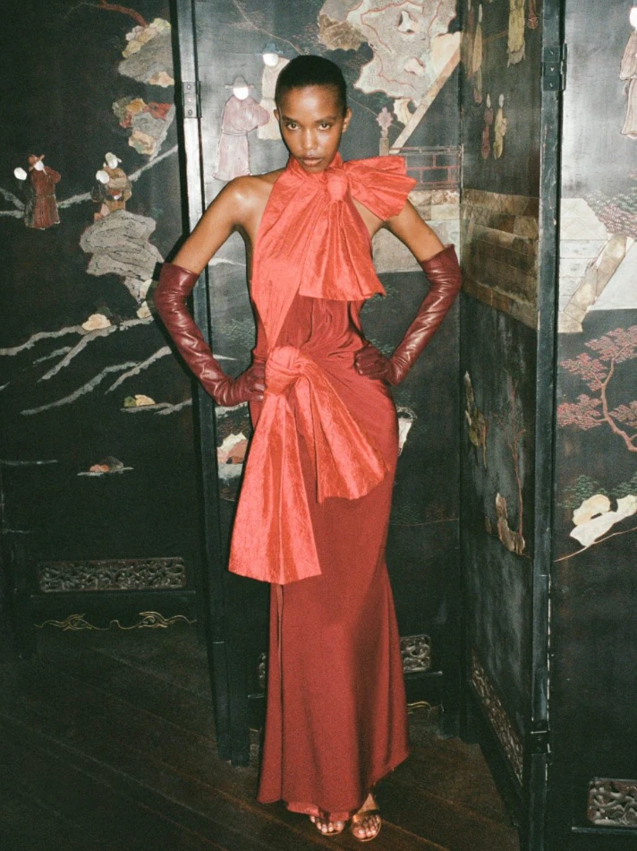 Your Holiday Dress Guide — featuring SHUSHU/TONG Bow-detail wool and silk blend bustier dress, Aquazzura Moves patent leather platform sandals, Jacques Wei Floral-appliqué gathered satin maxi dress and more Your Holiday Dress Guide — featuring SHUSHU/TONG Bow-detail wool and silk blend bustier dress, Aquazzura Moves patent leather platform sandals, Jacques Wei Floral-appliqué gathered satin maxi dress and more