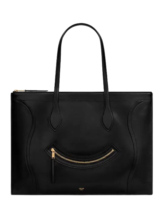 Flat Cabas New Luggage in Glossy Calfskin