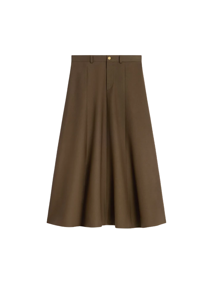 Skirt in Cotton Gabardine