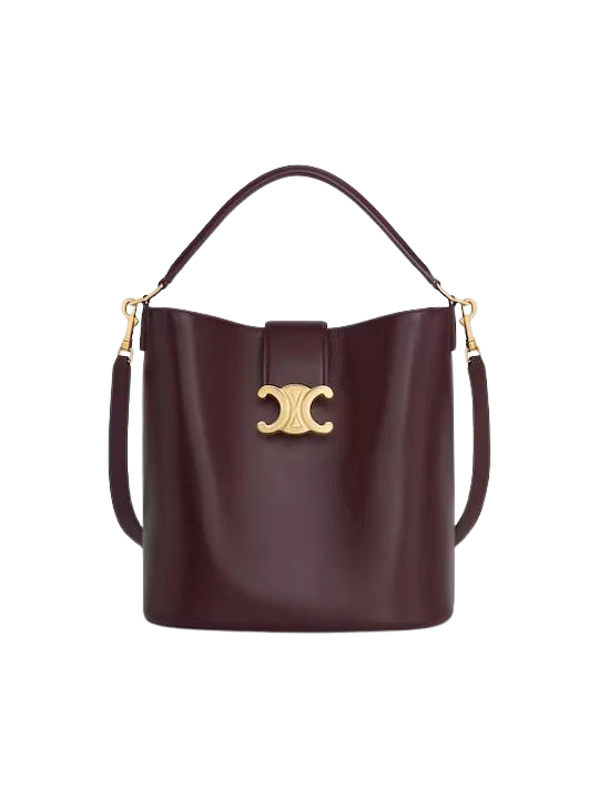 Medium Bucket Louise in Smooth Calfskin