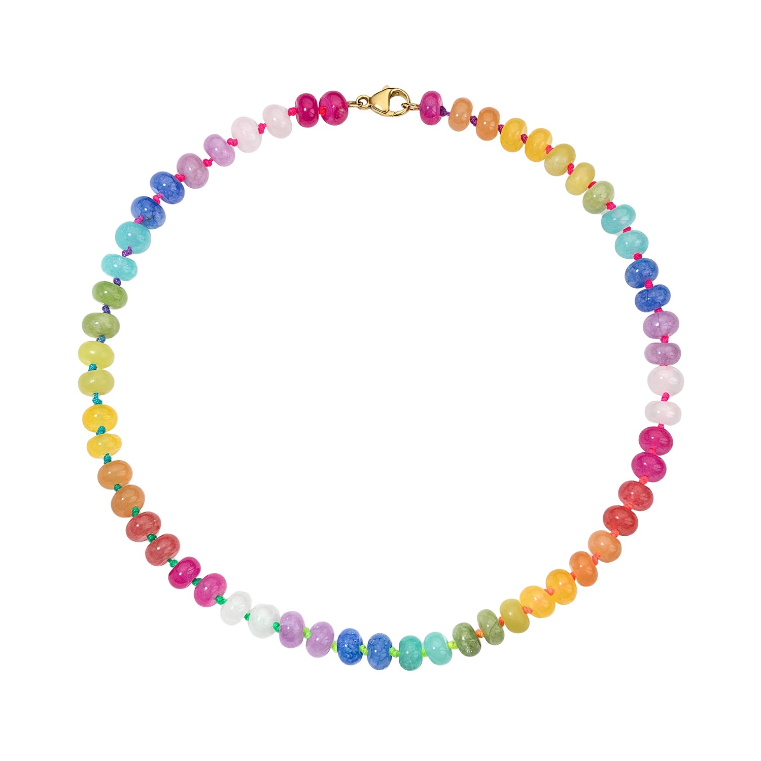 Stephanie Gottlieb Kendall Rainbow Beaded Necklace | Image 1 Stephanie Gottlieb Kendall Rainbow Beaded Necklace | Image 1