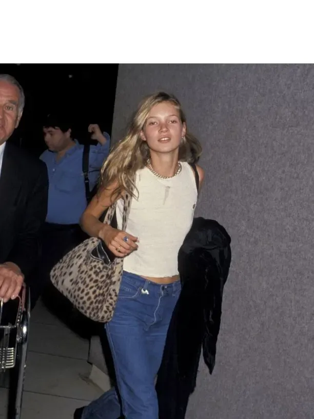 Kate Moss at the airport, 1994 Kate Moss at the airport, 1994