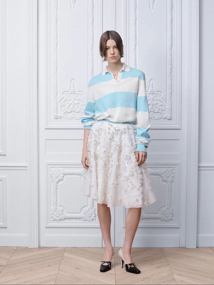 Dior Dior Marinière Long-Sleeved Polo Shirt | Thumbnail 2 Dior Dior Marinière Long-Sleeved Polo Shirt | Thumbnail 2