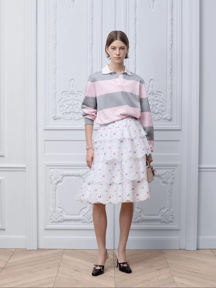 Dior Dior Marinière Long-Sleeved Polo Shirt | Thumbnail 2 Dior Dior Marinière Long-Sleeved Polo Shirt | Thumbnail 2