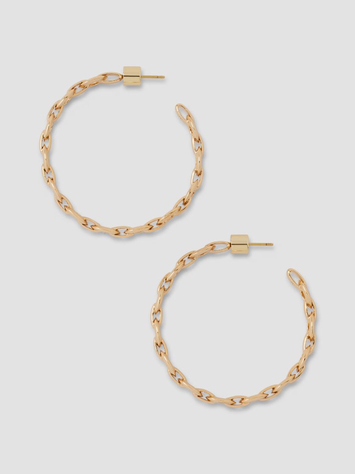 Jennifer Fisher 1.5" KDH Baby Hoops | Thumbnail 3